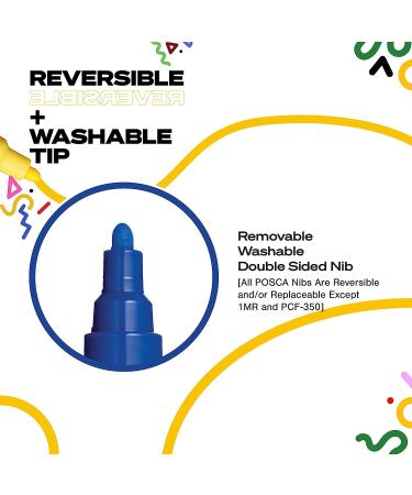 Posca Paint Markers Set - 15 Acrylic Paint Pens with Chisel Tips for Art & Fabric | Bold Art Markers - Buy Online on GoSupps.com