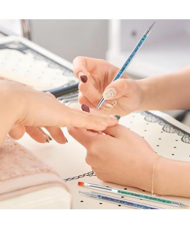 Ipetboom 1 Set Nail Rhinestones Kit - Nail Charms Decorative Round Rhinestones Manicure Kit with Nail Rhinestone Glue Gel Multi Shapes Nail Charms Face Gems Manicure Kit With Dotting Pens - Buy Online on GoSupps.com