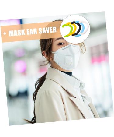 Buy Solustre 5 Pack Silicone Ear Cuff Earrings - Anti-Ear Handle Hooks for Masks - Comfortable Earplug Accessories - Buy Online on GoSupps.com
