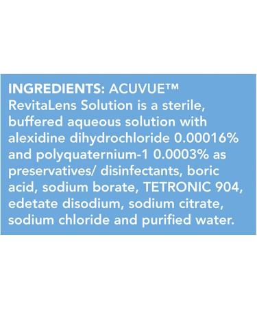 ACUVUE RevitaLens Multi-Purpose Solution 10 oz - Pack of 2 | Disinfecting & Cleaning Solution - Buy Online on GoSupps.com