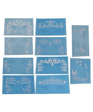 Makeup Stencil Kit Makeup Stencil Compact Safe Environmentally Friendly for Party for Stage Performance