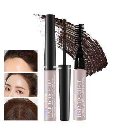 Root Touch Up Stick Dark Brown Beard Dye Stick Instant Hair Dye Temporary Hairline Concealer Pen Waterproof Long Lasting Hair Mascara For Women Mascara Root Hair Root Cover Up