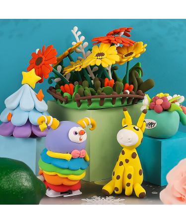 50 Colors Air Dry Modeling Clay for Slime & DIY Molding - Kids Toys Set for Boys and Girls - Buy Online on GoSupps.com