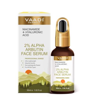 Alpha Arbutin Face Serum With Niacinamide & Hyaluronic Acid - 30 ml