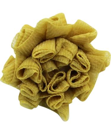 Buy Yellow Mermaid Bath Shower Loofah Sponge - Soft Mesh Pouf Body Scrubber for a Refreshing Bath Experience | International Shipping Available - Buy Online on GoSupps.com