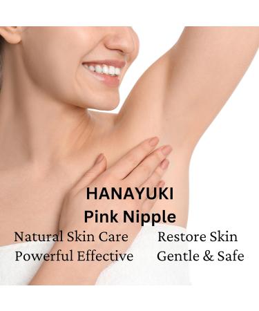 HANAYUKI Pink Nipple Skin Cream - Natural Dark Spot Corrector for Intimate Areas | Ascorbic Acid Niacinamide & Vitamin B3 | 0.7oz - Buy Online on GoSupps.com