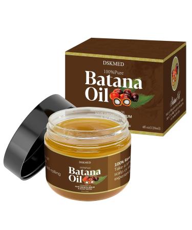 Batana Oil for Hair Growth: 100% Natural Batana Oil Sourced from Honduras - Dr.Sebi Approved Conditioner - Prevent Hair Loss Moisturize Scalp Restore Dry Damanged Hair- 4oz