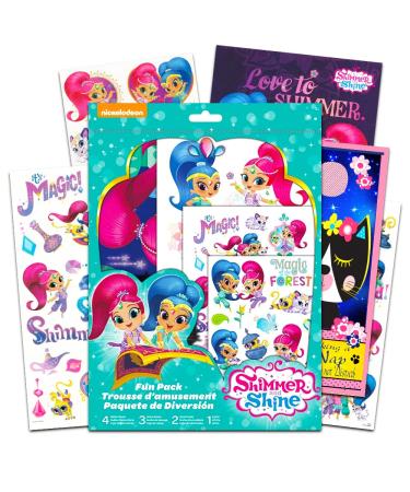 Shimmer and Shine Party Favors for Kids -- Shimmer and Shine Stickers  Temporary Tattoos  Posters and More (Shimmer and Shine Party Supplies for Girls Kids)