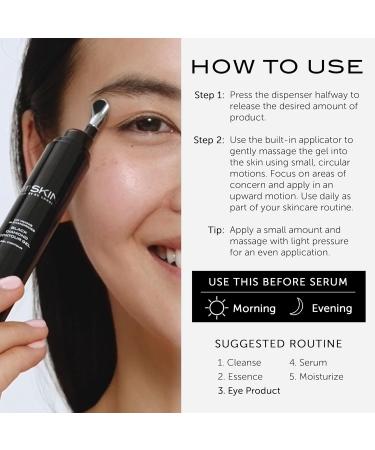 111SKIN Black Diamond Contour Gel Under Eye Cream for Dark Circles Wrinkles & Fine Lines Retinol & Peptide-Packed Formula for Firming & Hydration with Cooling Applicator for All Skin Types 0.5 fl oz - Buy Online on GoSupps.com