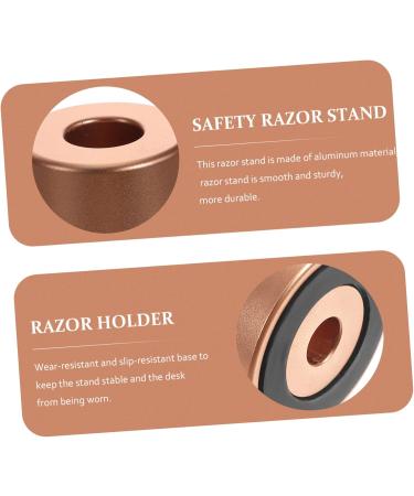 Healeved Aluminum Razor Stand - Premium Metal Shaving Holder & Keeper for Bathroom | Durable & Stylish Razor Base - Buy Online on GoSupps.com