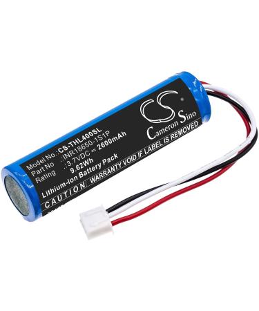 Tingen 2600mAh Battery Replacement for Theradome LH40 LH80 LH80 Pro INR18650-1S1P (3.7V)