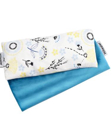 Eye Pillow with Extra Cover Yoga Meditation Accessories Lavender Aromatherapy Weighted Eye Mask for Sleeping, Yoga, Meditation, Self Care Unique Gifts for Women, Mom, Men Spring Dandelion