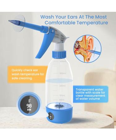 Buy Upgraded Ear Wax Removal Kit - Safe Ear Irrigation System with Temperature Display & Comfortable Cleaning - Effective Ear Flush Cleaner - Buy Online on GoSupps.com