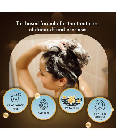 DHS Coal Tar Shampoo - Anti Dandruff Treatment for Men & Women with Psoriasis & Seborrheic Dermatitis - 8 Fl Oz (Pack of 3) - Buy Online on GoSupps.com