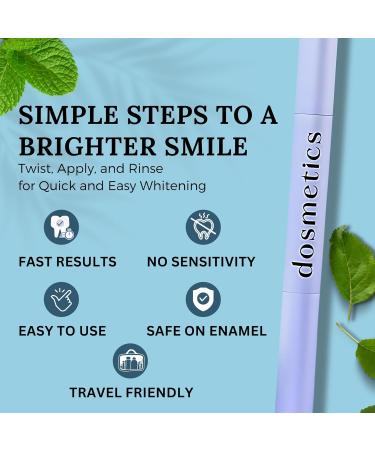 Teeth Whitening Pen 3 Pack - Safe Stain Remover for Coffee Wine Tea Soda | Enamel-Friendly 60+ Applications No Sensitivity - Buy Online on GoSupps.com