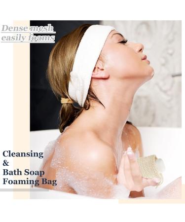 Cunhill Soap Saver Bag - Exfoliating Sisal Pouch for Bath and Shower (50 Pack) - Buy Online on GoSupps.com