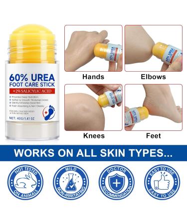 FRTG Foot cream moisturizing foot cream with 60 urea for very dry rough and cracked skin for elbows knees feet and hands foot care foot cream 2 - Buy Online on GoSupps.com