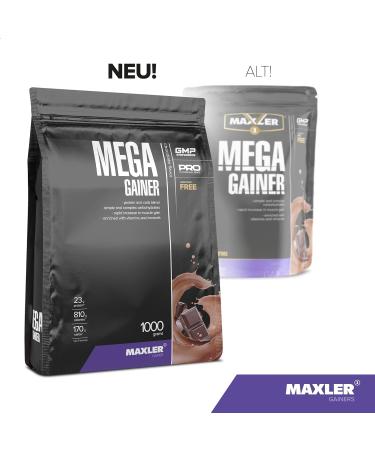 Maxler Mega Gainer - Gain de poids pour d velopper les muscles - Chocolat - 1000g - combinaison de prot ines glucides vitamines et min raux - 10% de prot ines de lactos rum - Buy Online on GoSupps.com