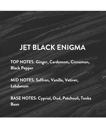 Michael Malul Jet Black Enigma Eau de Parfum for Men - 100ml | 3.4oz 3.4 Fl Oz (Pack of 1) - Buy Online on GoSupps.com