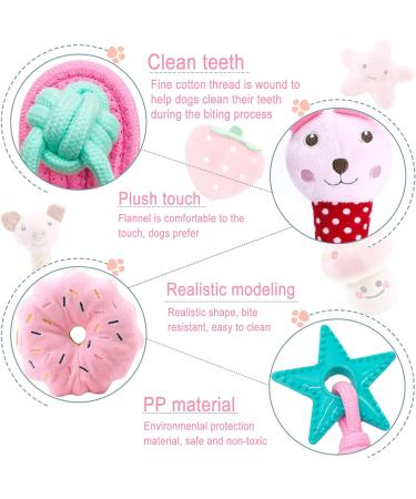 Vipnaji Puppy Toys - 15PCS Long-Lived Plush & Rope Toys for Small & Medium Dogs | Non-Toxic & Safe Cotton Wool | Perfect for Puppies - Buy Online on GoSupps.com