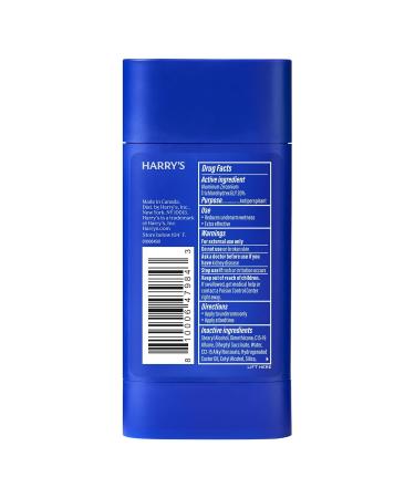Harry's Extra-Strength Antiperspirant - Odor & Enhanced Sweat Control Antiperspirant for Men - Wildlands 2.5 oz Pack of 3 Antiperspirant Wildlands - Buy Online on GoSupps.com