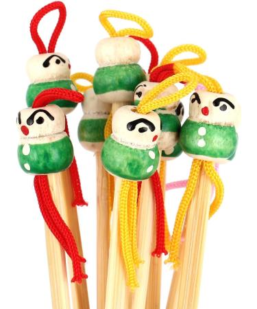 10 Pcs Manmade Bamboo Green Doll Head Earwax Remover Pick Beige - Model 993 4e3 4b7 c0c 0b8 - Buy Online on GoSupps.com