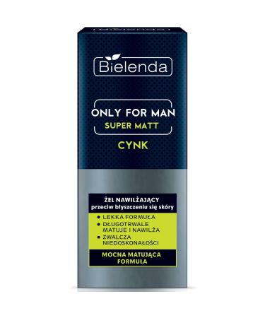 Bielenda Only For Men - Ultra-Light Formula Regulates Sebum Matifies The Skin Shrinks Pores And Reduces Shine Of The Skin - Only For Men Gel Super Mat - 50 ml