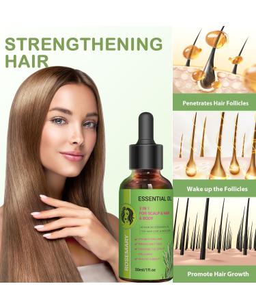 Buy 100% Pure Organic Rosemary Essential Oil for Hair Growth - Nourish Scalp & Strengthen Hair | 30ml - Buy Online on GoSupps.com