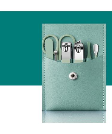 7-Piece Portable Nail Enhancement Set Color Nail Clipper Set Personal Care Tool (Color : Dark Green) - Buy Online on GoSupps.com