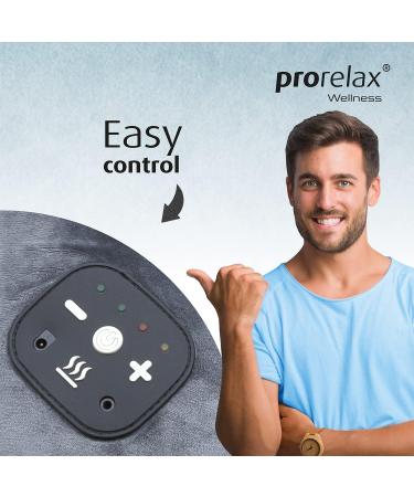 Prorelax EMS Massage Pillow Trio with Heat - 6 Intensity Levels Adjustable Size Cordless & Includes 2 Electrode Pads - Buy Online on GoSupps.com