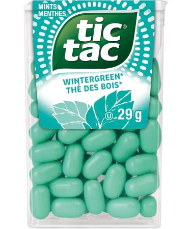 TIC TAC Mints Wintergreen Mint Candy 29g Singles 12 Count Bulk Candy Mints Wintergreen 12 count - Buy Online on GoSupps.com
