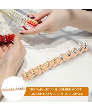 Didiseaon 1 Set nail stand for painting nails clay decorate nail stand decorative nails nail art stand base nail practice stand strong magnet manicure display stand nail tools for nail art - Buy Online on GoSupps.com