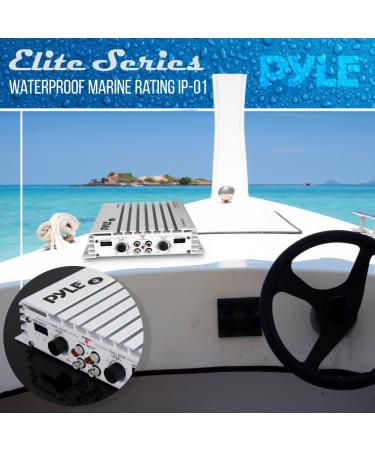 Pyle Hydra Marine Amplifier - Elite Series 400W 4-Channel Waterproof Audio Amp - Buy Online on GoSupps.com