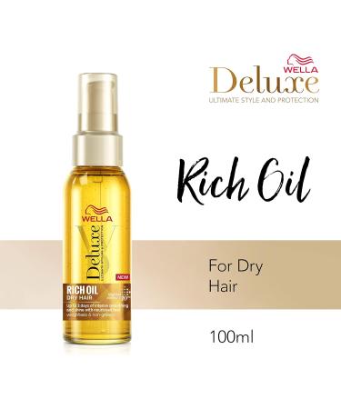 Wella Deluxe Rich Oil 100ml - Nourishing Hair Treatment for Beautiful Shine - Buy Online on GoSupps.com