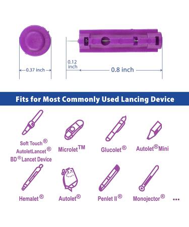 LotFancy Lancets for Diabetes Testing 30 Gauge - 300-Count Twist Top Lancets - Sterile Disposable - Pack of 1 - Buy Online on GoSupps.com