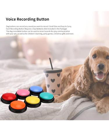6 Pack Multicolored Language Recording Buttons - 30-Second Describable Pet Training & Creative Learning Gifts for Kids & Office Fun - Buy Online on GoSupps.com