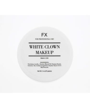 White Clown Face Paint Makeup - 2oz