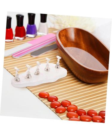 Housoutil 1 Set Nail Accessories Clarinet Bags Nail Art Stand False Nail Holder Nails Supply Fake Nail Holder Press on Nail Holder False Nail Painting Stand Easel Magnetic Acrylic Supplies - Buy Online on GoSupps.com