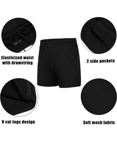 COOFANDY Men's 2 Pack Black Workout Shorts with Pockets - Size Medium - Buy Online on GoSupps.com