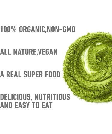 Organic Wheatgrass Powder 1 LB - Green Superfood for Smoothies and Salads - 16 OZ of Immune-Boosting Vitamins, Fibers, and Minerals - Vegan Friendly - Buy Online on GoSupps.com