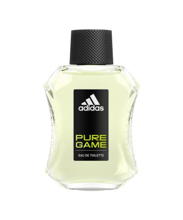 adidas Pure Game Eau De Toilette Spray for Men 3.3 fl oz 3.38 Fl Oz (Pack of 1) Eau De Toilette