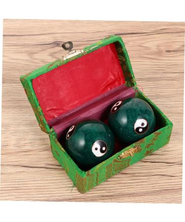 Beaupretty Baoding Massage Balls - Gemstone Hand Exercise & Health Care Fitness | International Shipping - Buy Online on GoSupps.com