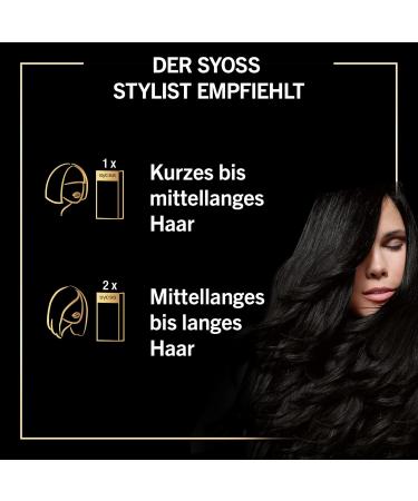 Syoss Oleo Intense Permanent Hair Color 1-10 Intense Black with Nourishing Oil and Ammonia Free 3 Bottles 115ml - Buy Online on GoSupps.com