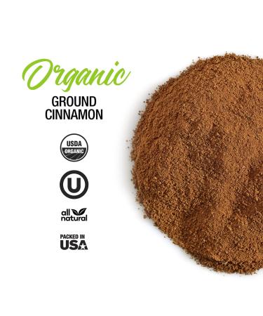 The Spice Lab Organic Cinnamon Powder - 1.6 oz French Jar | Gluten-Free & Non-GMO Cassia Cinnamon for Baking, Coffee & Meat Dishes - Buy Online on GoSupps.com