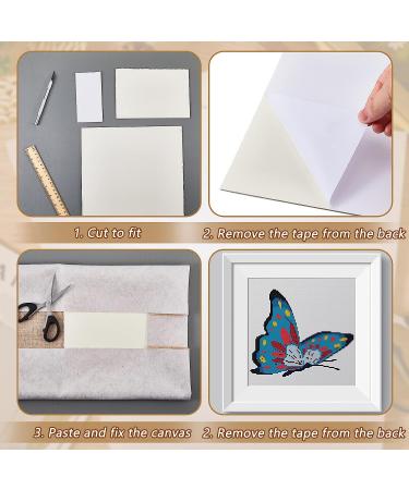 5 Pack Self Adhesive Mounting Boards for Cross Stitch - 9.8 x 7.9 Inch - Acid-Free Sticky Boards for Framing Embroidery and Needlework - Buy Online on GoSupps.com
