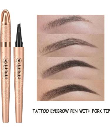 Long-Lasting Waterproof Microblading Eyebrow Pen - Grey | Natural Looking Brow Pencil - Buy Online on GoSupps.com