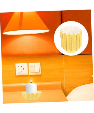 50 Cardboard Wax Melting Cups for Candles | High-Temperature Resistant Peppermint Wax Melts | Ideal for Candle Making - 9x9x8cm - Buy Online on GoSupps.com