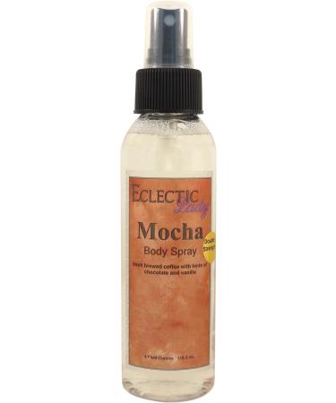 Mocha Body Spray (Double Strength) 4 ounces Body Mist for Women with Clean Light & Gentle Fragrance Long Lasting Perfume with Comforting Scent for Men & Women Cologne with Soft Subtle Aroma For 4 Fluid Ounces (Double Strength)