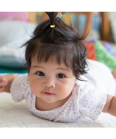 Rmeet Mini Hair Tie - 100 Pack Black Rubber Hair Bands for Girls | Elastic Small Hair Ties for Daily Hairstyles - Buy Online on GoSupps.com