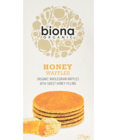 Biona Organic Honey Filling Waffles 175 g